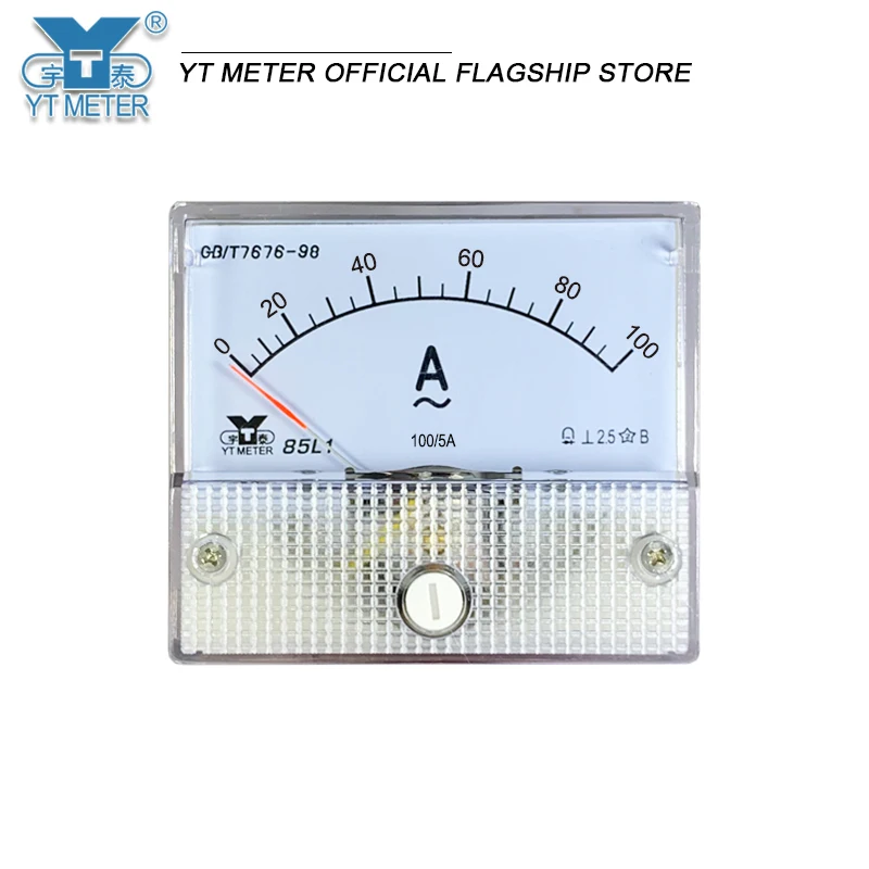 85l1-a AC ammeter 30 / 50 / 75 / 100 / 150 / 200 / 250 / 300 / 400 / 500 / 600 / 750 / 800 / 5A pointer transformer CT ammeter n