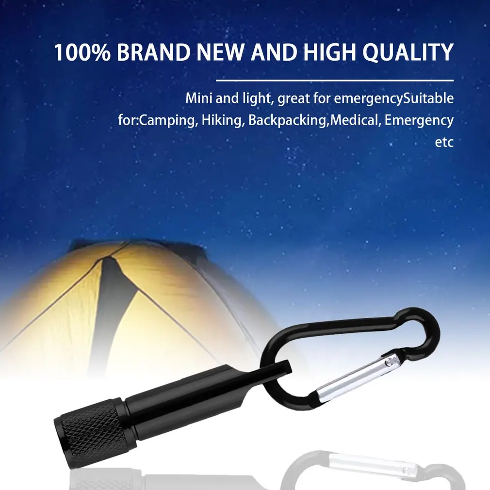 Mini Keychain Torch High Quality Aluminum Light Pocket Portable LED Flashlight Camping Hiking Medical Emergency Torch Lamp Light