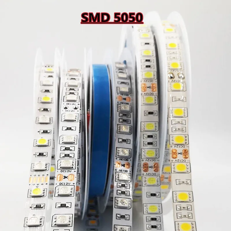 

5M 5050 Φ Strip TV Backlight Waterproof Warm White 5 12 24 V RGB светодиодный Strip