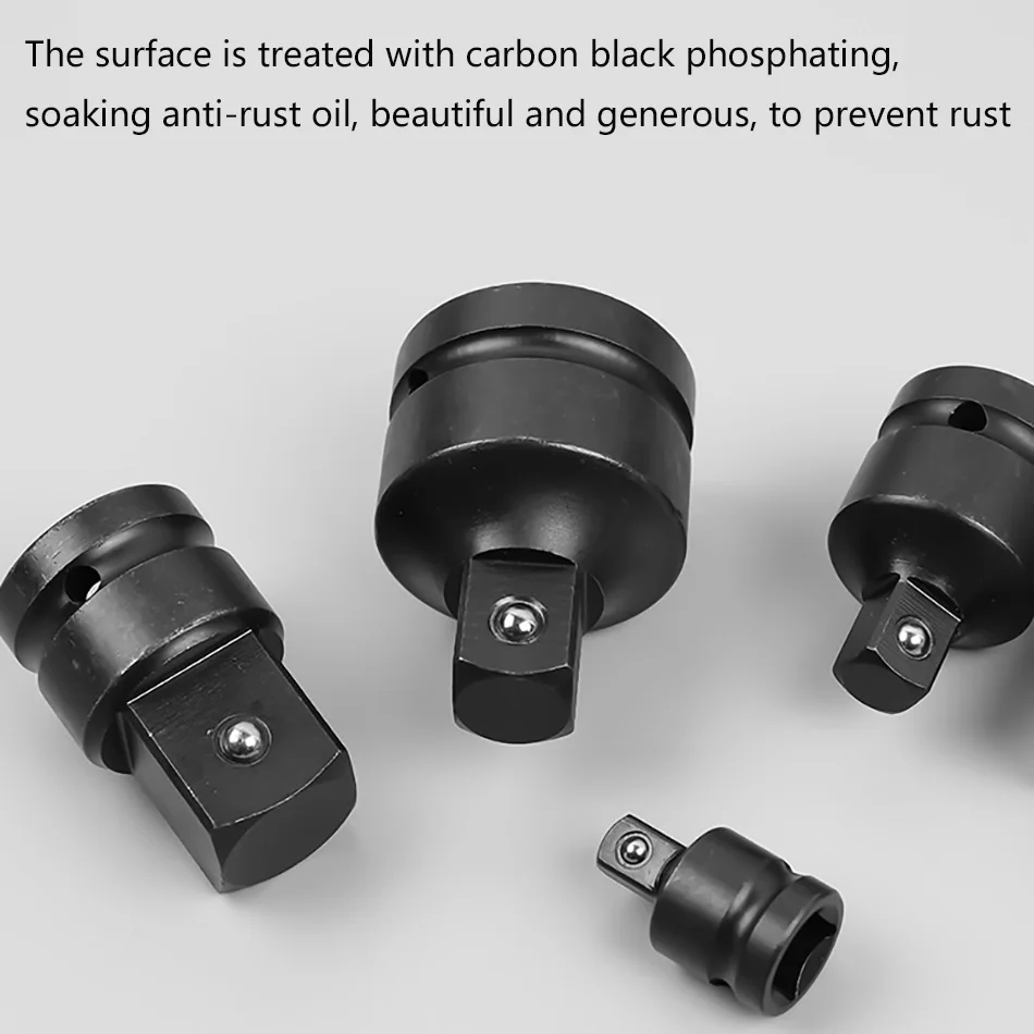 8pcs 1/4 3/8 1/2 1 Air Impact drill adapter Universal Pneumatic Adaptor Converter Socket Joints for Electric Impact Wrench