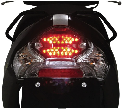 Motorcycle Accessories For Address V125g/V125 motorcycle scooter modified LED taillight assembly Rear brake tail light