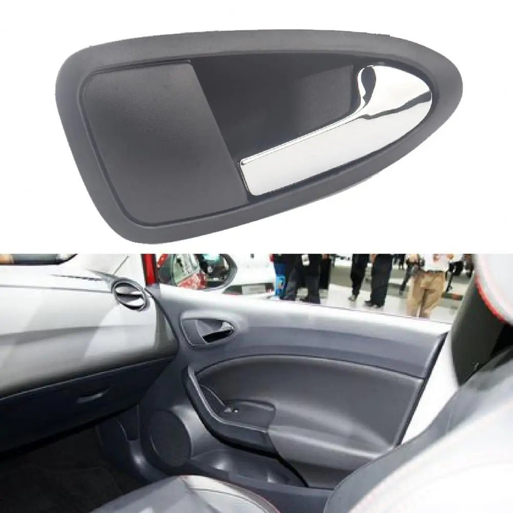 

Right Interior Inside Inner Door Handle Electroplating Door Handle Replacement OE:6J1837114A for SEAT-Ibiza 2009-2012