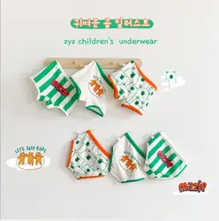 Letter cartoon underwear kids baby shorts cotton children's underwear 3pcs/lot