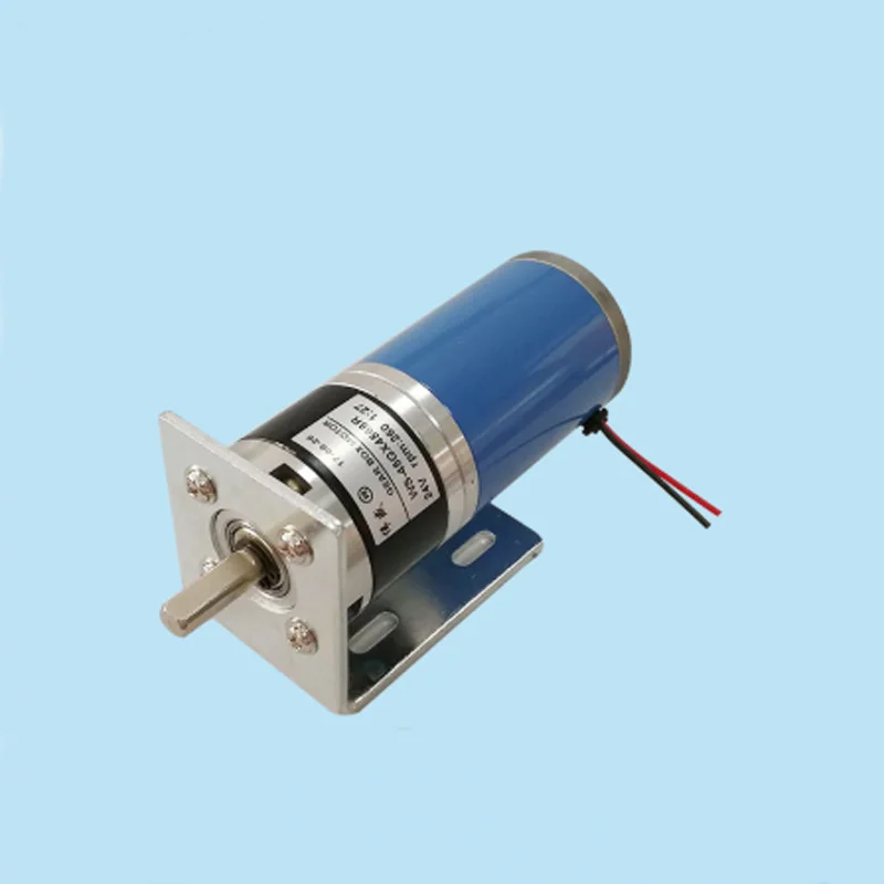 

Shaft diameter 8mm planetary geared motor 12V 24V 25W planetary gear motor 45GX4568R 45mm DC geared motor With motor base