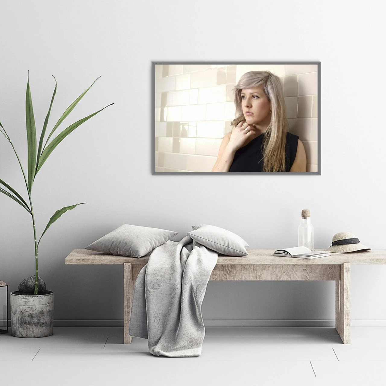 Ellie Goulding Poster Music Singer Star Rapper Art Photo Canvas Album Cover Poster Print Home Decor Wall Painting (No Frame)