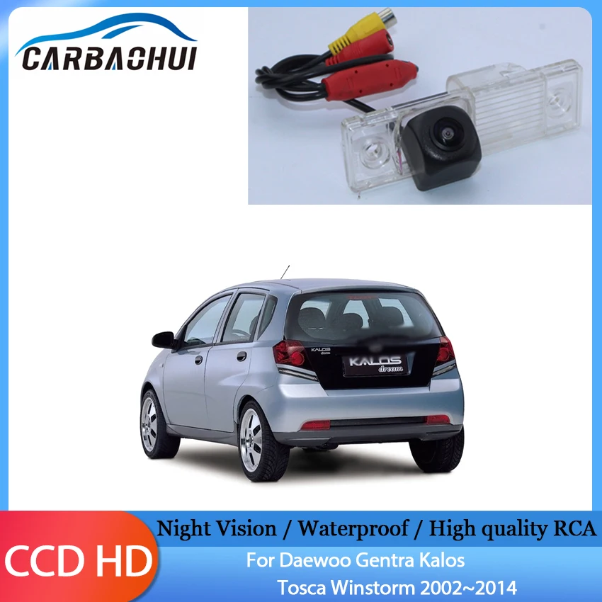 

170 градусов 1280x720P HD Высокое качество RCA Автомобильная камера заднего вида для Daewoo Gentra Kalos Tosca Winstorm 2002 ~ 2014