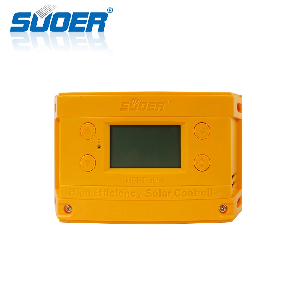 Suoer【 MPPT Charge Controller 】 12V/24V Adaptive 30A With Built-InTwo 5V 1A Interface MPPT Solar Charger Controller (ST-H1230)