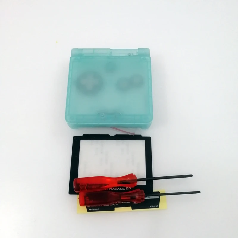 ใหม่สี GITD เรืองแสงใน Dark สีเขียวใสสําหรับ Nintendo GameBoy Advance SP Shell สําหรับ GBA SP คอนโซลฝาครอบกรณี