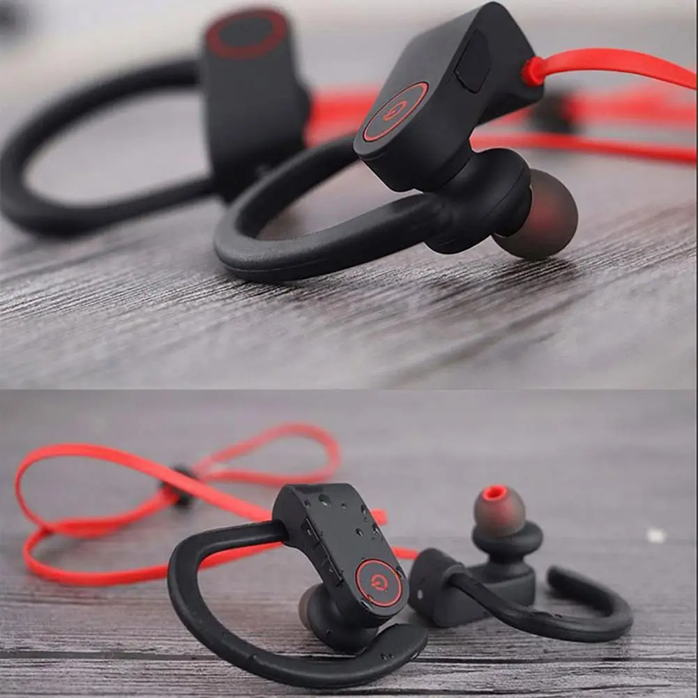 U8 Bluetooth Earphone Multipoint Connection Waterproof Built-in Mic Touch Control Sports Earphone for Sports