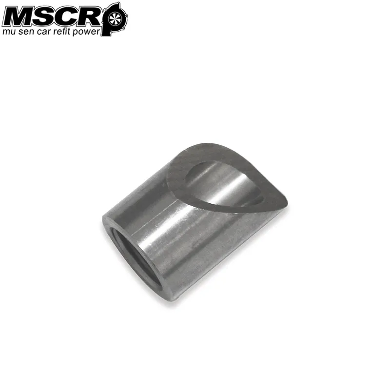 stainless steel Pre-curved Cut O2 Oxygen Sensor Weld Bung Nut 45 Degree M18 x 1.5