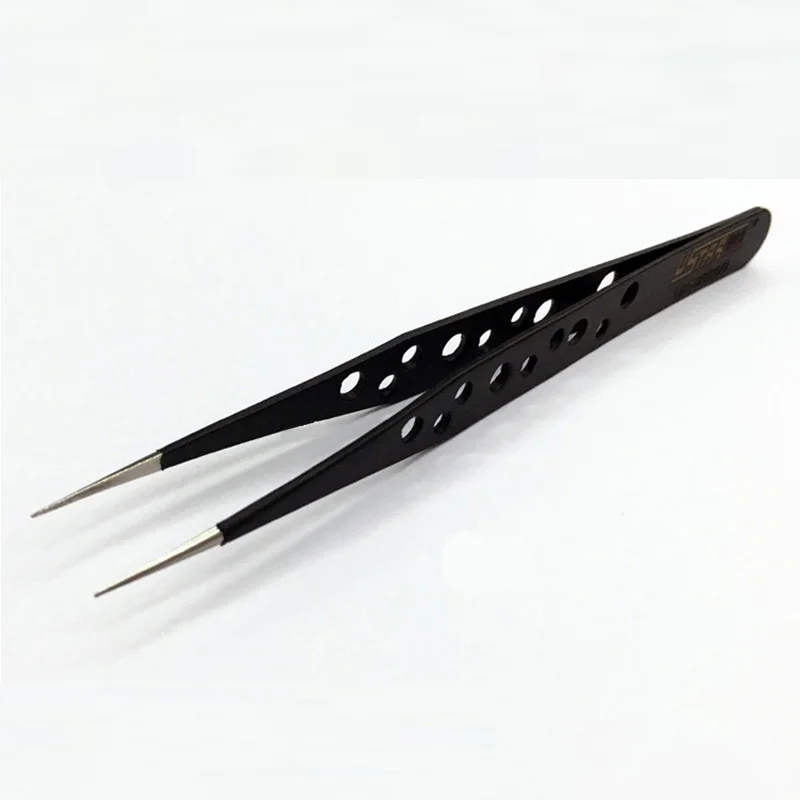 UA-90200 Anti Static High Precision Decal Tweezers Plastic Military Model Kit  Art Doll Handicraft Building Making Tool