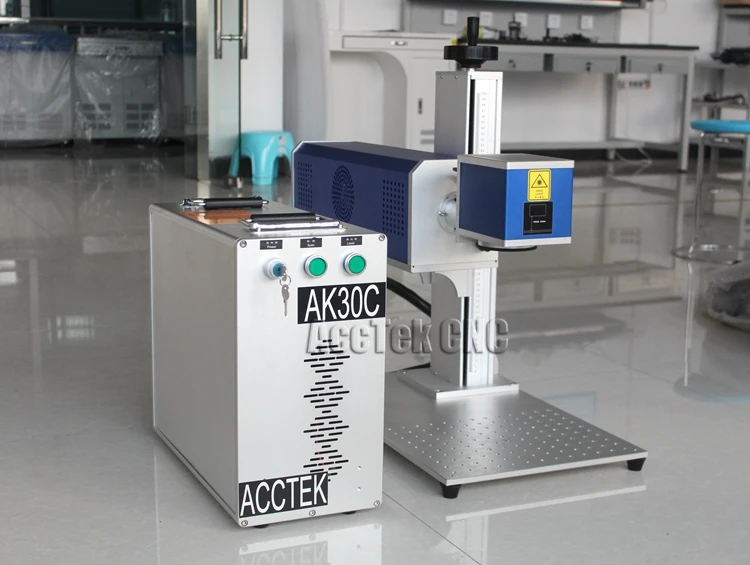 Air Ship Co2 Laser Stretch Marks Machine RF Co2 Galvo Scanner Wood Laser Marking Machine