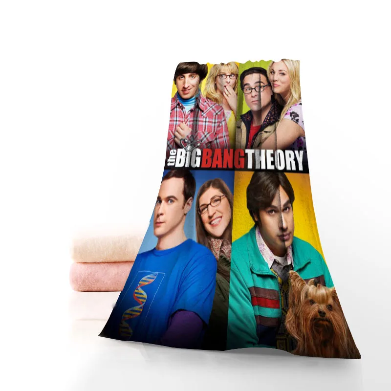 

Custom The Big Bang Theory Towel Printed Cotton Face/Bath Towels Microfiber Fabric For Kids Men Women Shower Towels