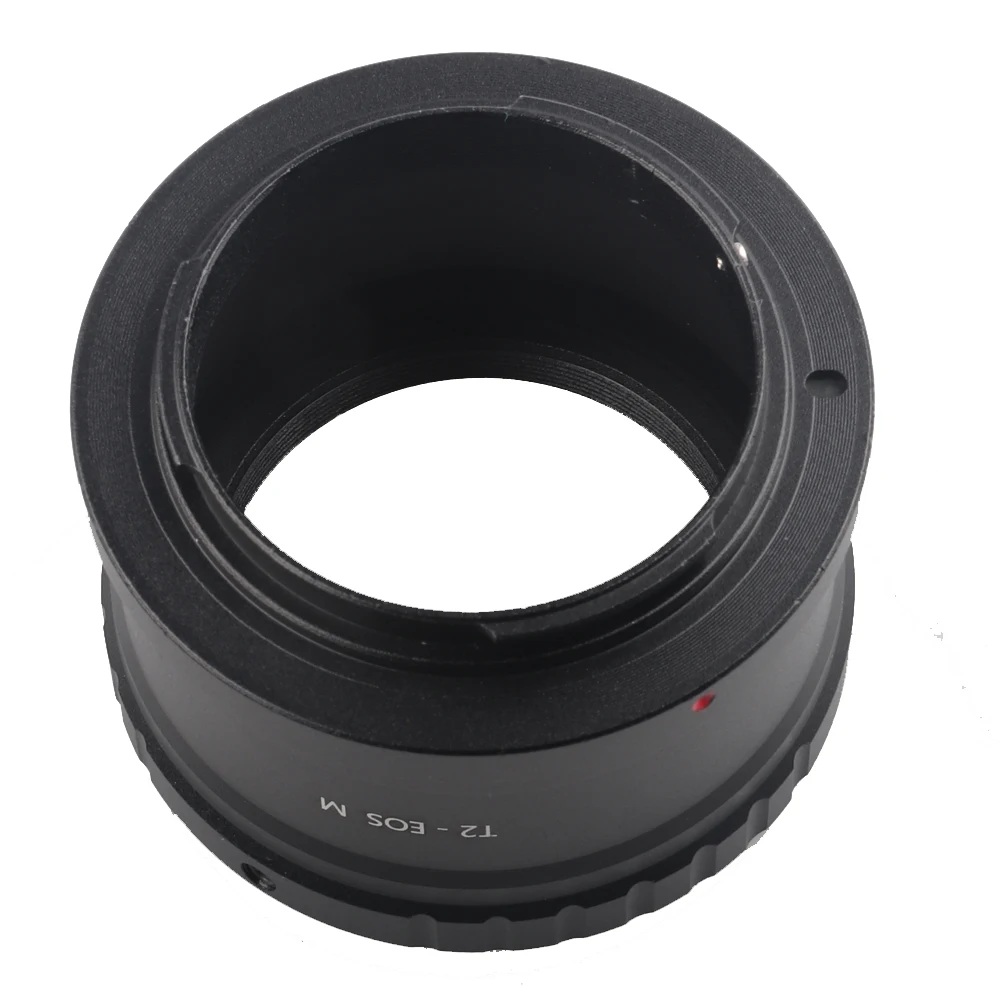 T2-EOS متر T جبل المقربة عدسة إلى EOSM EF-M محول حلقة ل EOSM/M2/M3/M10 الجسم بدون مرآة الكاميرا