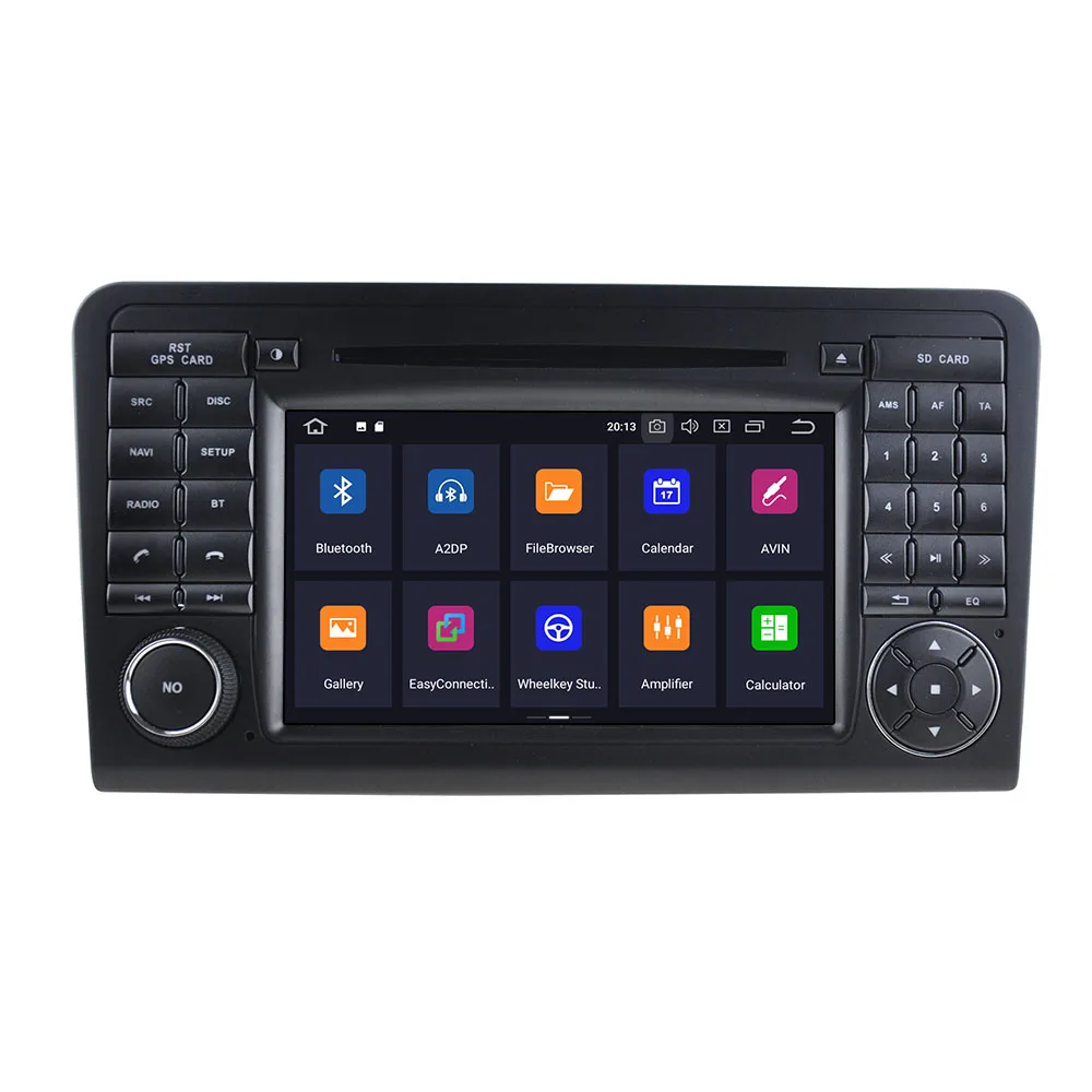 DSP Android 9.0 Car DVD Player GPS navigation For Benz ML300/ML350/ML450/ML500 2005-2012 head unit multimedia Radio media player