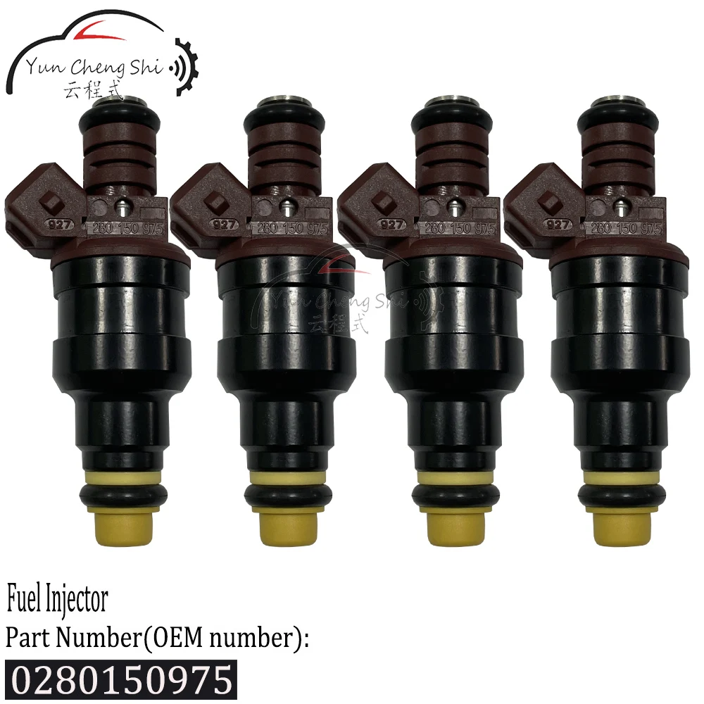 

4pcs Injection Engine Valve Parts High Performance Fuel Injector 0280-150-975 0280150975 For G-M Omega Silverado 4.1 V6