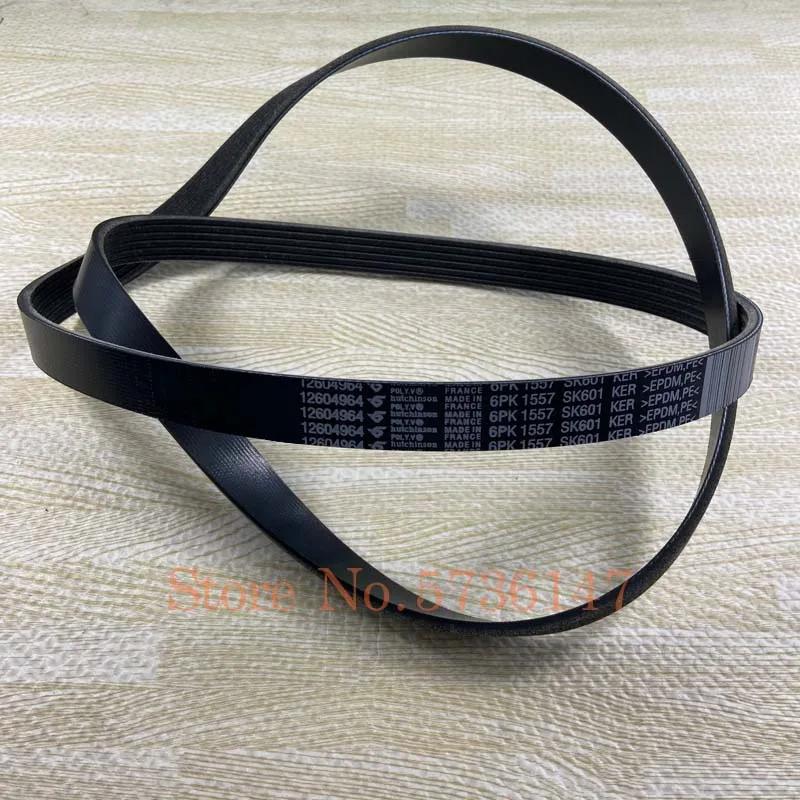 Serpentine Belt For Chevrolet Aveo Cruze Epica Malibu Buick New Regal Opel Mokka OEM# 55580052 12604964 6PK1557