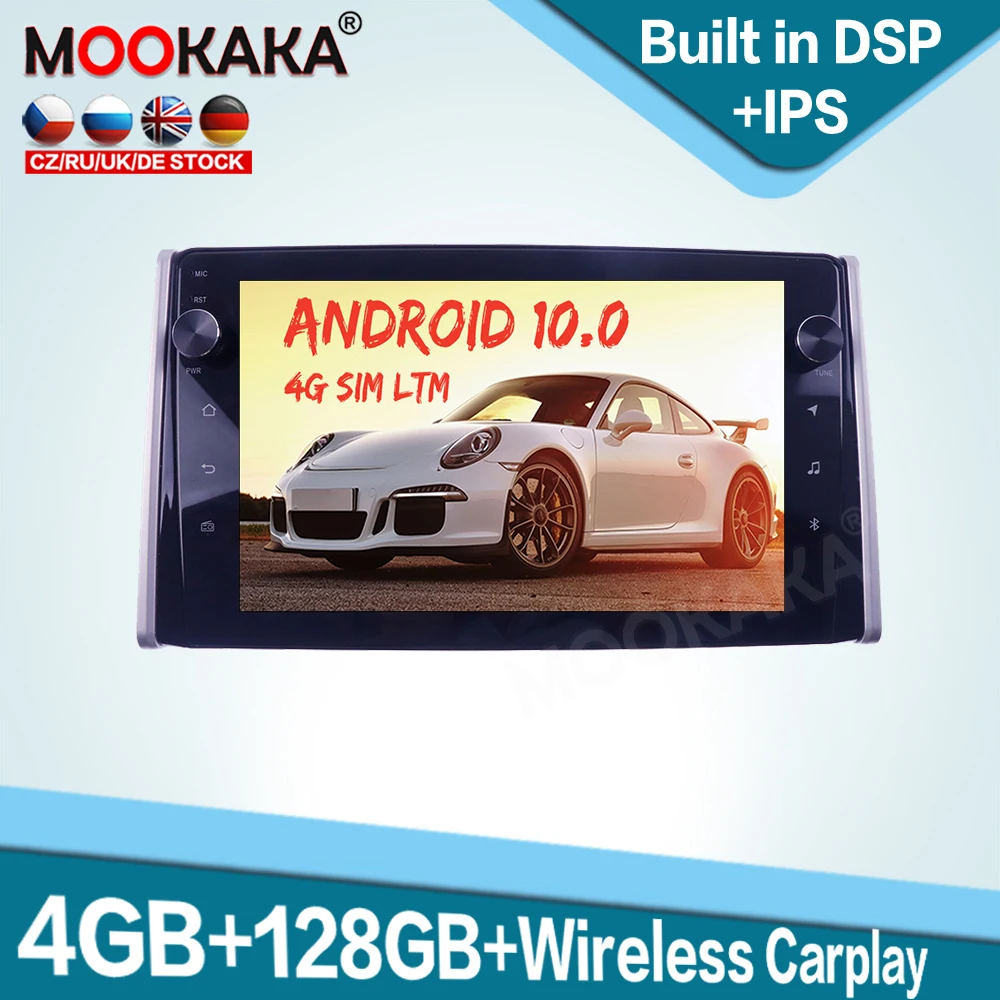 

for Toyota RAV4 2019 128GB Carplay Android 10.0 Car Multimedia Player Auto Radio GPS Navigation Audio Stereo Head Unit