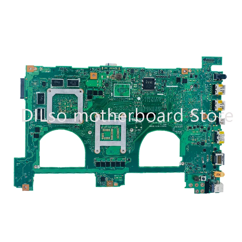 KEFU N550JK For ASUS N550JK N550JV N550JX Laptop Motherboard i7-4700HQ/4710HQ CPU GTX850M Video Memory Mainboard 100% Working