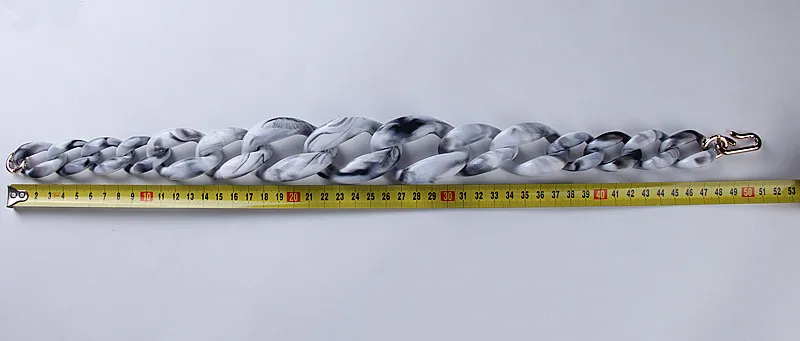 Aussage Acryl Lange Kette Halskette Für Frauen Böhmischen Große Chunky Kette Link Halsketten Anhänger Mode Frauen Schmuck Geschenke – Detail 10