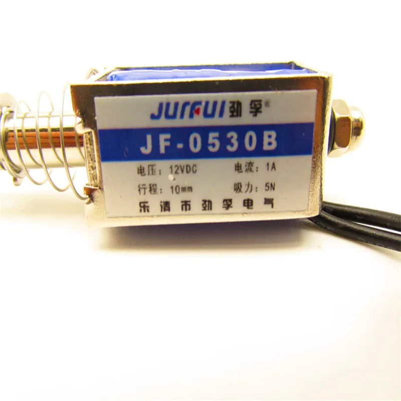 DC Push-Pullแม่เหล็กไฟฟ้าผ่านกรอบแม่เหล็กไฟฟ้าJF-0530B