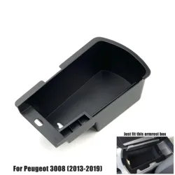 Car Armrest Storage Box For Peugeot 308 408 2008 3008 4008 5008 DS7 Center Console Container Storage Organizer car Accessories