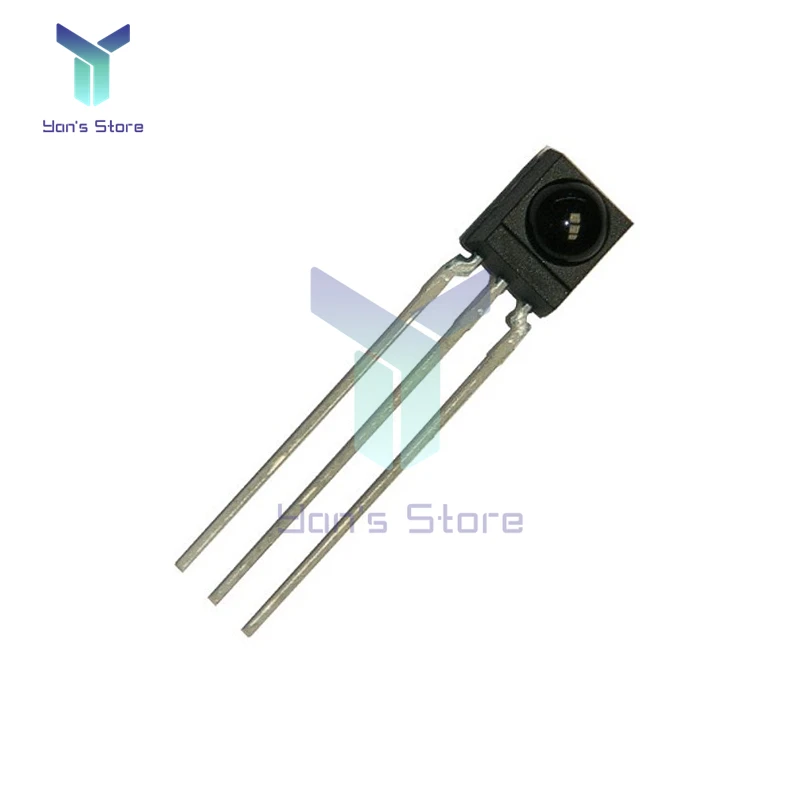 10 PCS/Lot TSOP4838 Infrared Receiver Module IC Chip 38kHz 2.5V-5.5V 45m Transmission Range For PCM Remote Control Systems