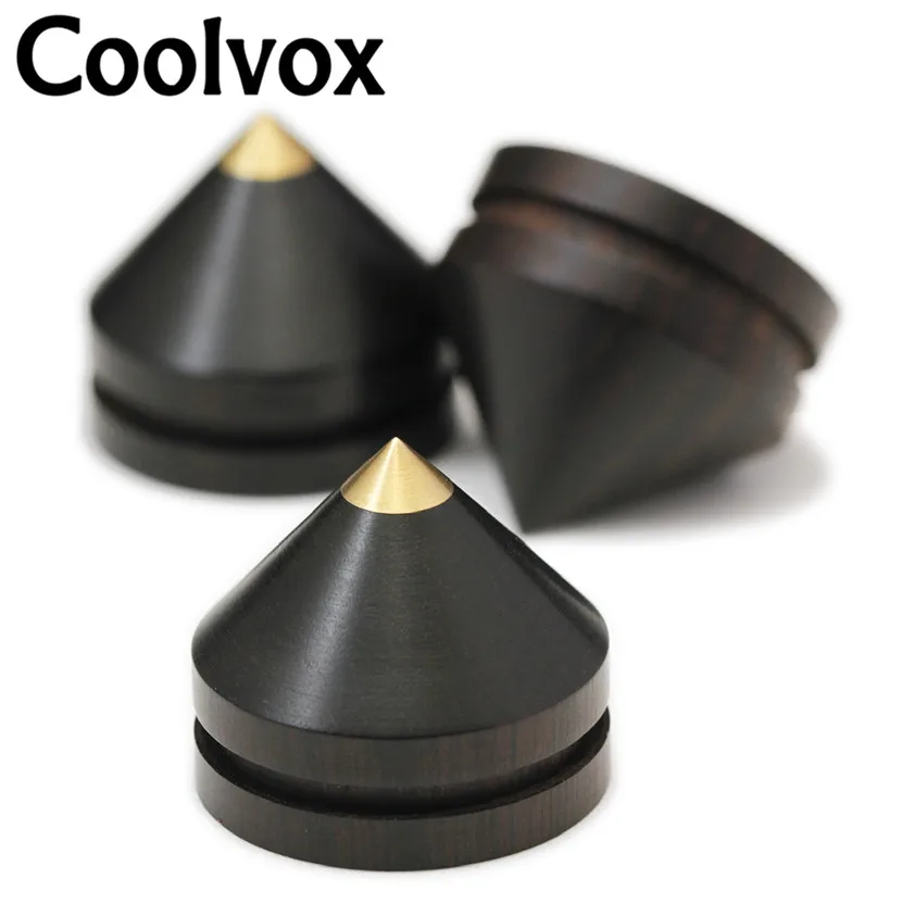 Coolvox 3/4sets Active Speaker Spikes Stand Feets Audio Loudspeaker Feet Foot Pad Accessories Turntable DIY Home Theater 25mm