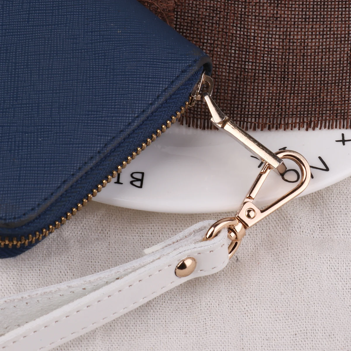 1 Genuine Leather Bag Handle Wristlet Hands-Free Purse Wallet Strap Detachable Wrist Strap for Handle Bag Clutch Bag Accessories