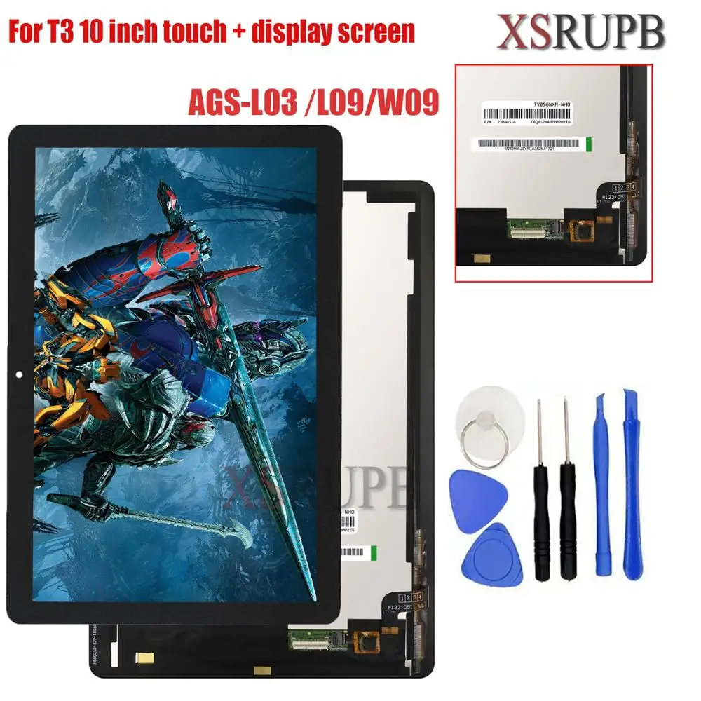 

9.6" For Huawei MediaPad T3 10 AGS-L09 AGS-L03 AGS-W09 LCD Display Matrix with Touch Screen Digitizer Sensor Assembly