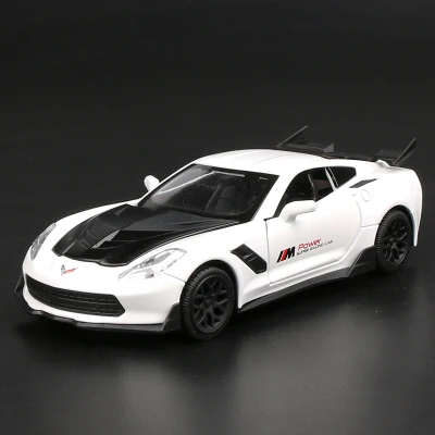NEUE 1:32 Corvette ZR1 Legierung Sport Auto Modell Diecast & Spielzeug Fahrzeuge Metall Spielzeug Auto Modell Sammlung Hohe Simulation Kinder spielzeug Geschenk