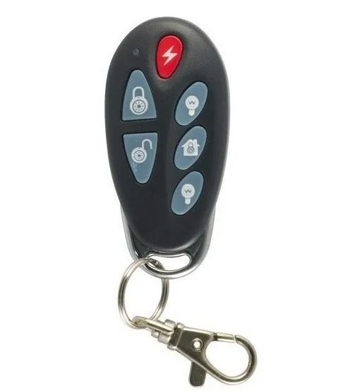 MEIan-Security System Remote Control Key, Keyfob para Alarmes Casa, 6-Button Key, PB-403R