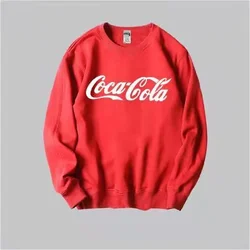 Red Letter Printing Sweatshirt Women Men Long Sleeve O Neck Casual Sports Hoodies for Teens Autumn Harajuku Hoodie Pullover Tops