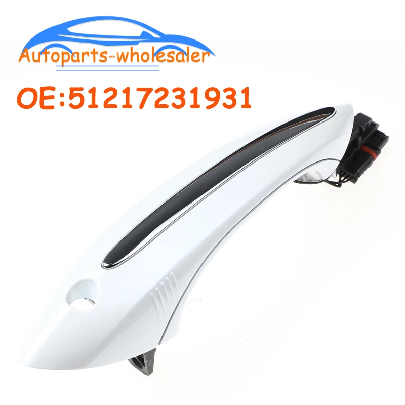 Car For BMW F07 F10 F06 F11 F01 F03 F04 FRONT LEFT RIGHT REAR DOOR HANDLE KEYLESGO 51217231931 51217231932 51217231933