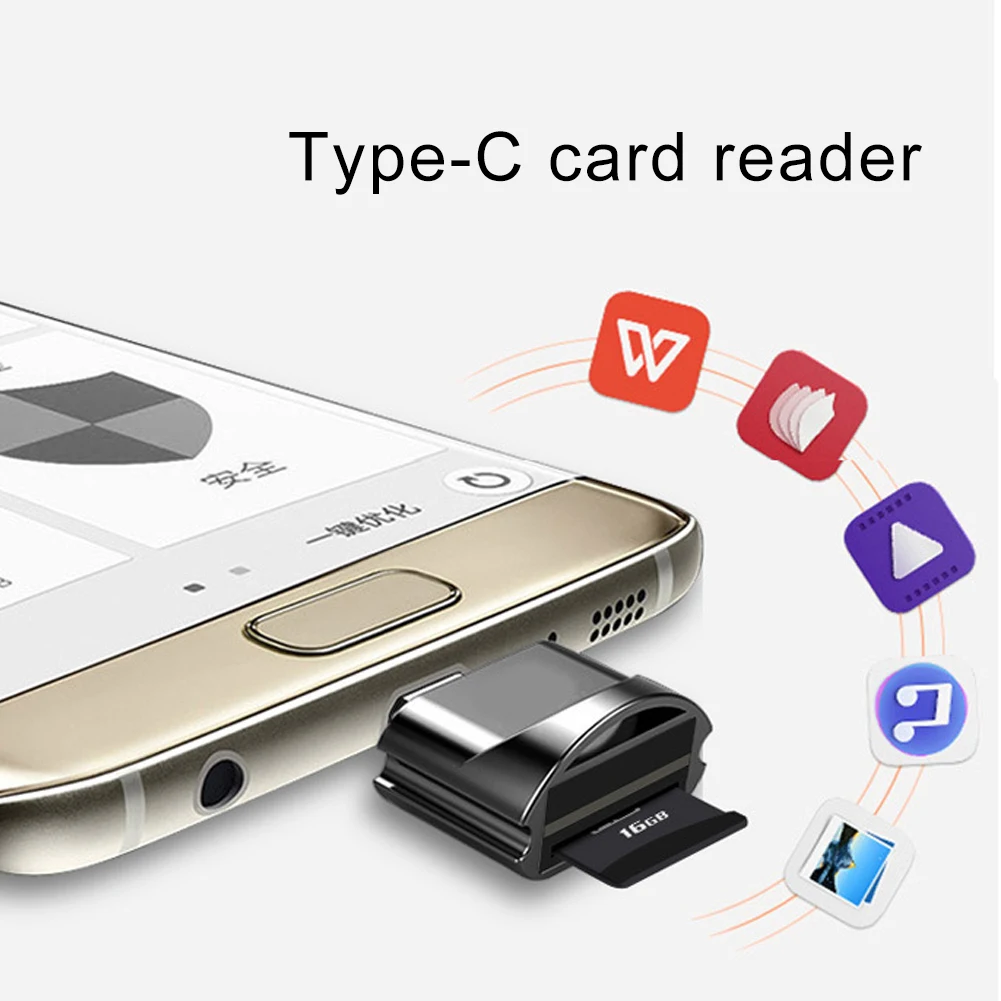 Card Reader USB 3 0 SD/Micro SD TF OTG Smart Memory Card Reader Type C USB C Adapter for PC