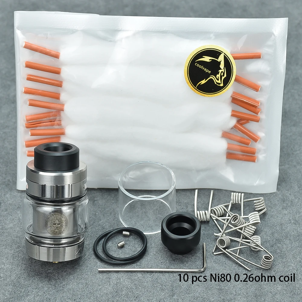 25mm Zeus podwójny Atomizer RTA SS 316 Rebuildable górny przepływ powietrza wlot powietrza regulowany Atomizer do elektronicznego papierosa VS X