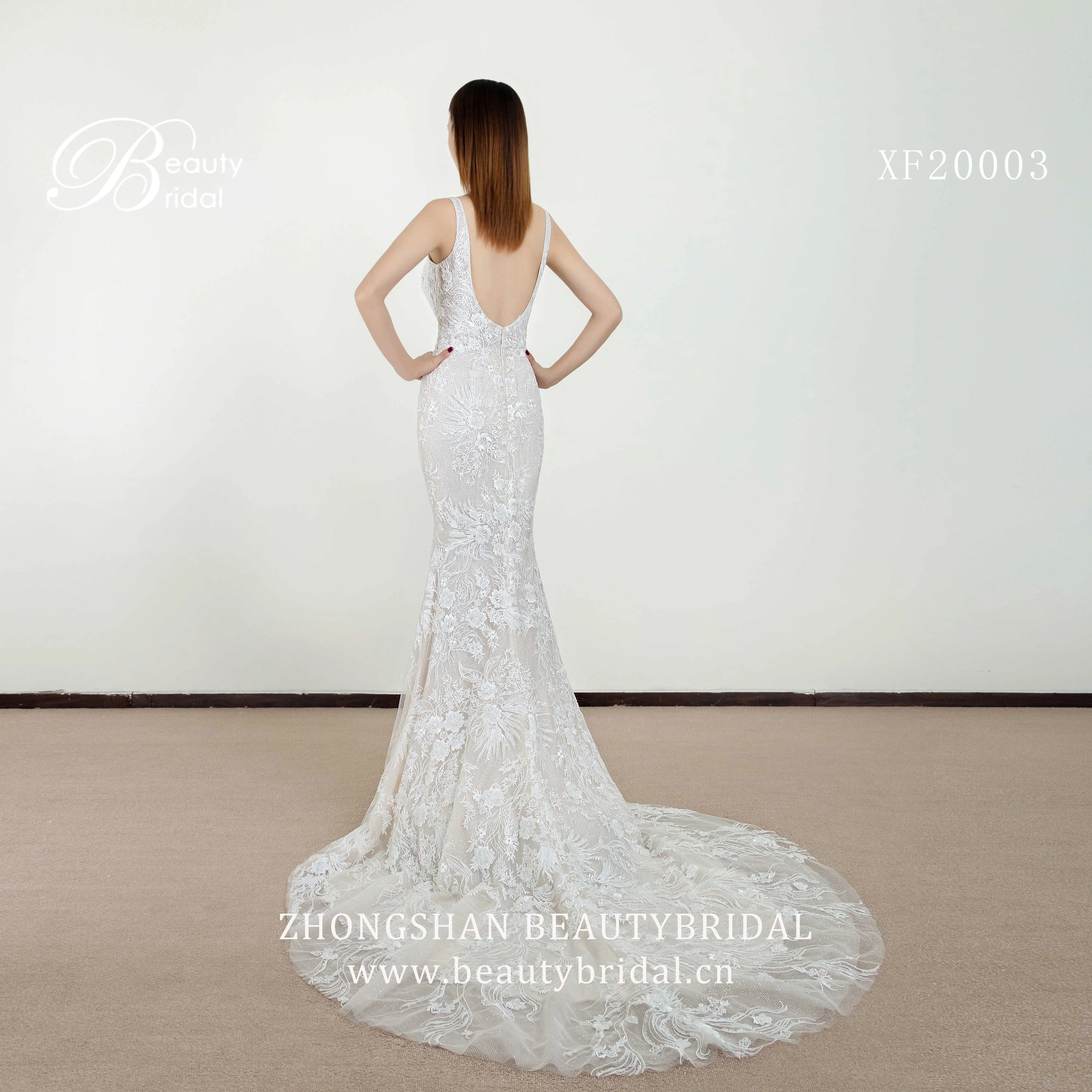 2023 Wedding DressesMermaid dress  Elegant Appliques Lace  Plus Size Vestido de Noiva New Arrivals xf20003