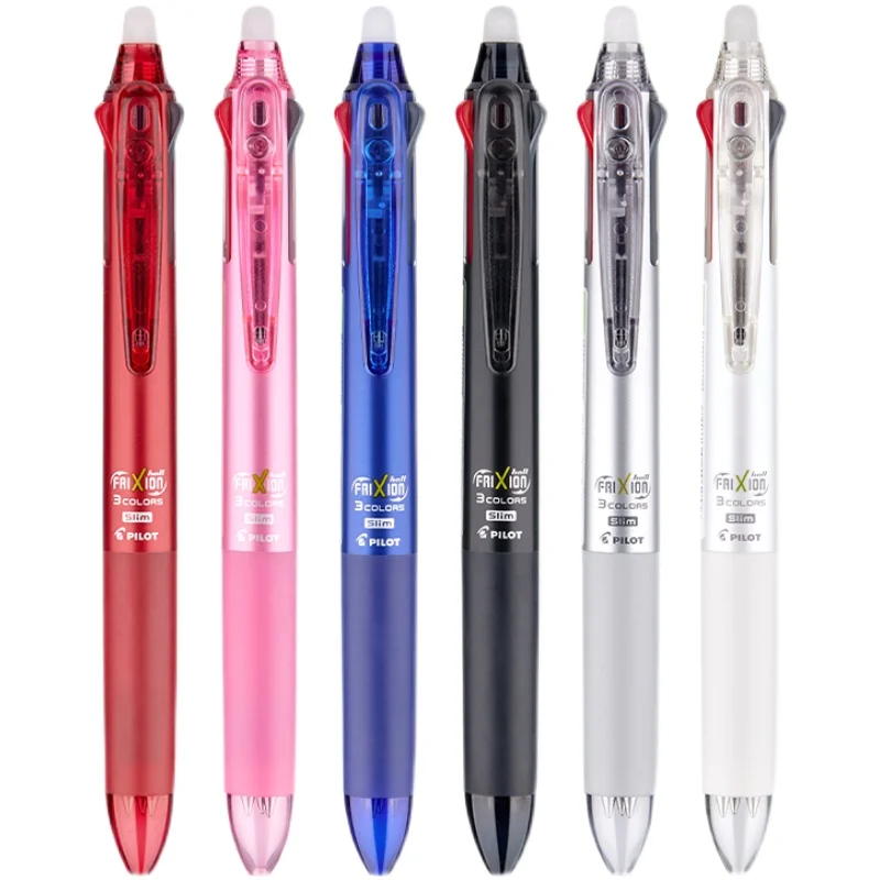 Japonia Pilot Frixion Pen 3 w 1 zmazywalny żel długopis wiele kolorów 0.5 Mm LKFB-60EF 0.38 Mm LKFB-60UF wymiana wkładów