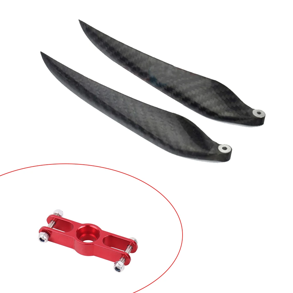 Carbon fiber folding propeller 9.5x5,10x6,11x6,11x8,12x6,13x8,14x8 2388 2 Leaf For RC Airplane Props Fixed wing model RC model