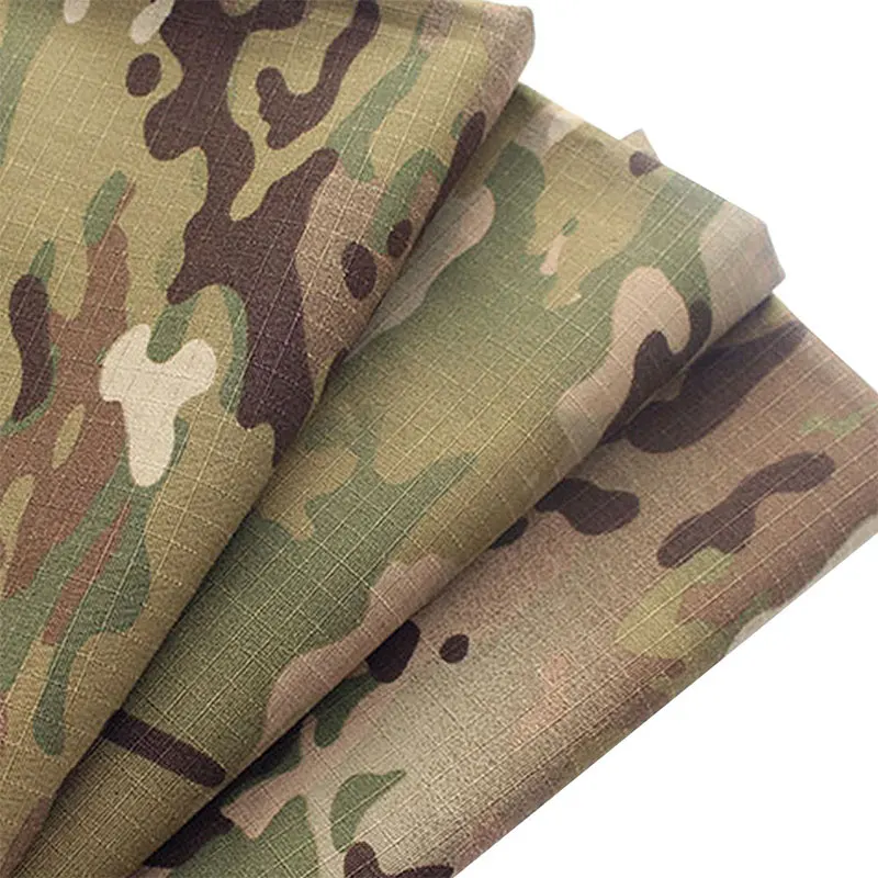 1.5 Meter Width Camouflage Cloth Thickened Multi-terrain Gradient Outdoor Tear-proof Polyester-cotton Blended Waterproof Fabric