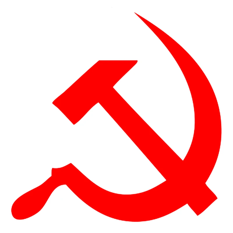 

CS31057# Sickle and Hammer Die-cut Vinyl Decal Car Sticker Waterproof Auto Decors on Car Body