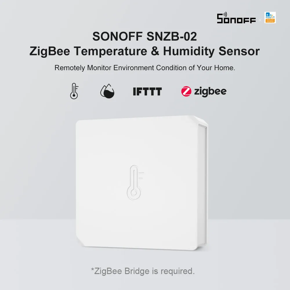 SONOFF ZBBridge Smart WiFi Switch/Motion/Temperature&Humidity/ Door Sensor ZigBee3.0 Remote Control Work with Alexa Google Home