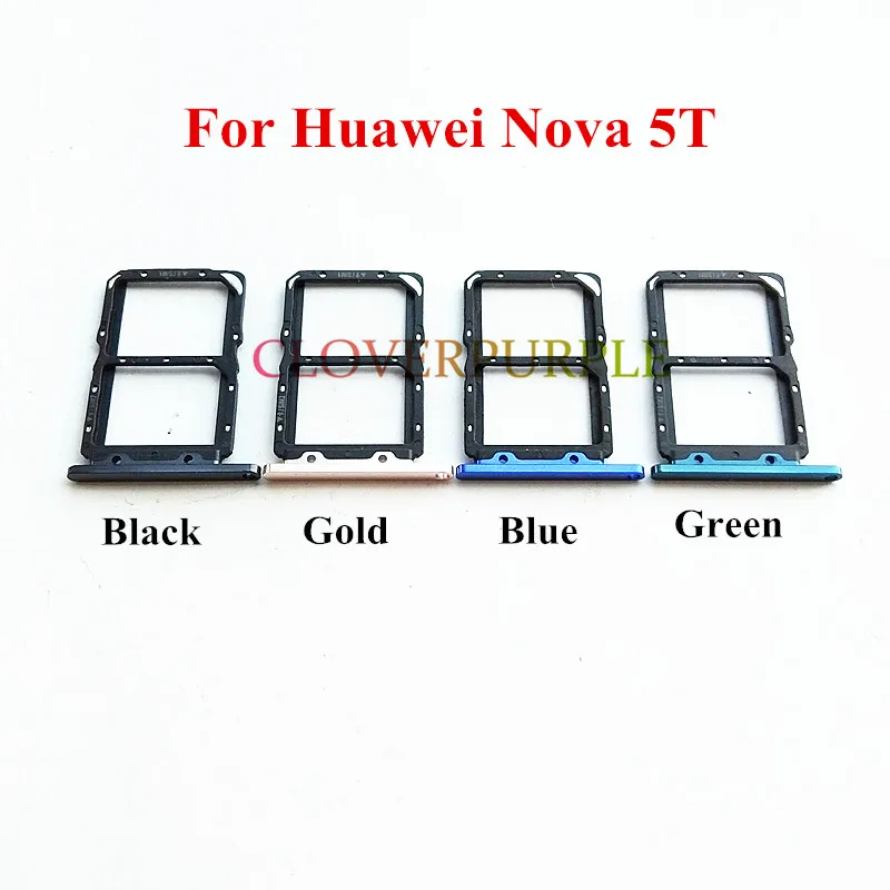 

10x New SIM Card Tray Slot Holder Adapter Replacement Parts for Huawei Nova 5T