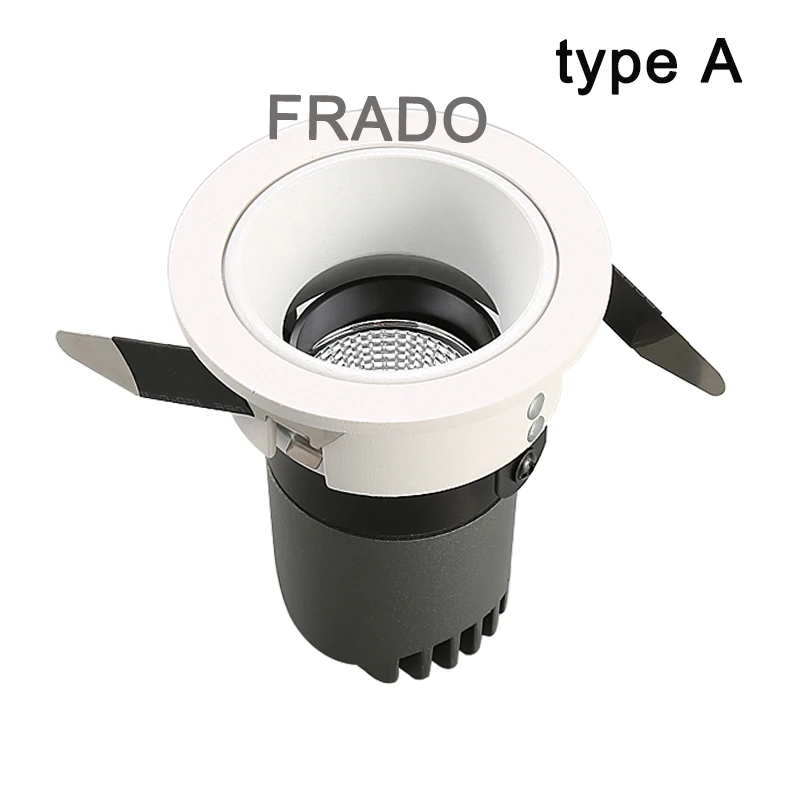 Hohe Helle 5W 7W 12W 20W 30W Dimmbare COB LED Downlights 24 Winkel Leuchte Einbau lichter der decke Unten Lampen Garantie – Detail 4