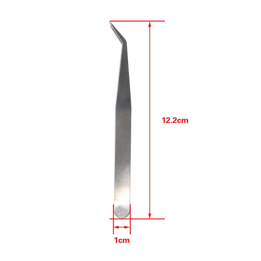 1 Máy Tính Khuỷu Tay Nhíp Làm Đẹp Lông Mi Giả Nhíp Kim Loại Bé Gái Mắt Mi Nối Dài Kẹp Mi Trang Điểm Mỹ Phẩm Dụng Cụ