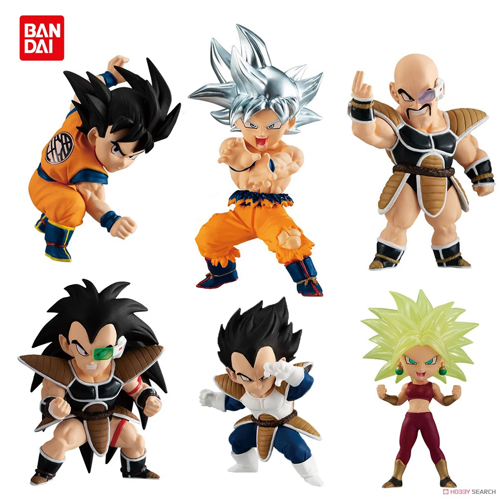 

In Stock Bandai Dragon Ball ADVERGE MOTION 5 Vegeta Nappa Raditz Action Figurine Statue Shokugan Collectible Toys