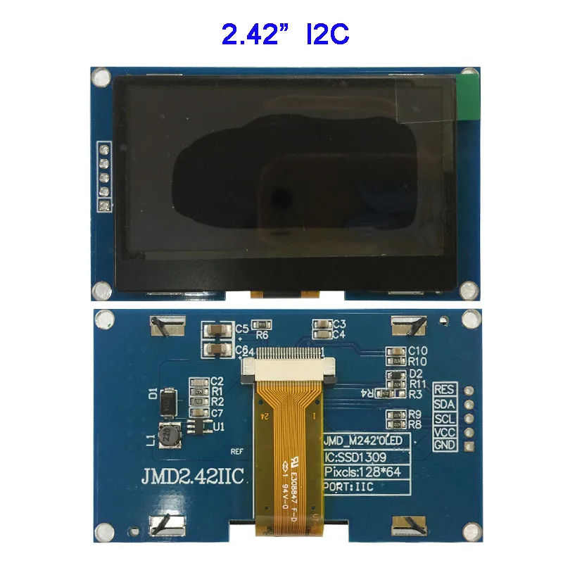 Imagem -06 - Controlador Oled para Controlador 242 em 128x64 Spi I2c Iic Ssd1309