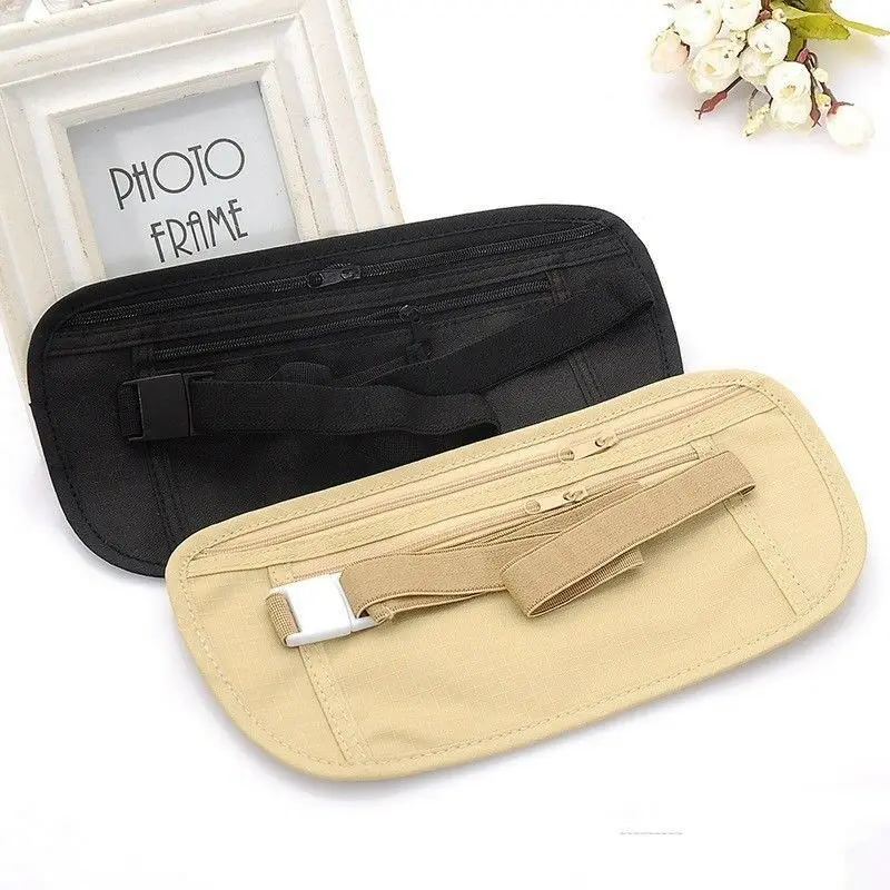 Invisible Travel Waist Packs Waist Pouch for Passport Money Belt Bag Travel Hidden Security Wallet Gifts