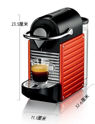 NESPRESSO pixie C60 home Capsule Coffee maker Home Fully Automatic household Nespresso Machine 19bar 0.7L 220-230-240V black