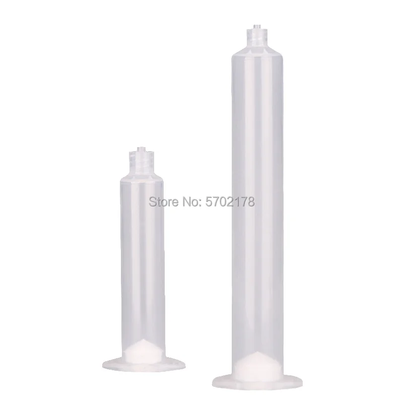 20pcs Industrial Syringe Anti-corrosion Dispensing Syringe Transparent Small Capacity  US type Syringe